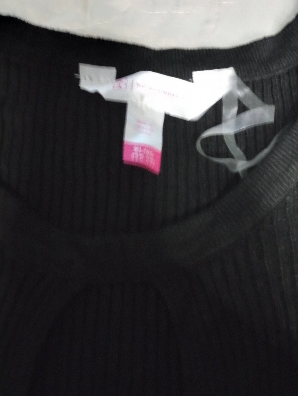 No Boundaries Black Keyhole Ribbed Crew Neck Sweater Dress Size XL (15-17)
